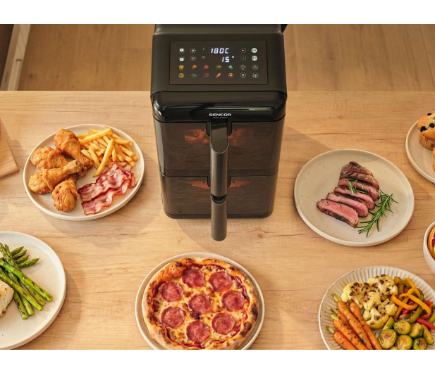 Sencor Air Fryer SFR 1260BK z koszem ceramicznym 12l - 1571338 - zdjęcie 12